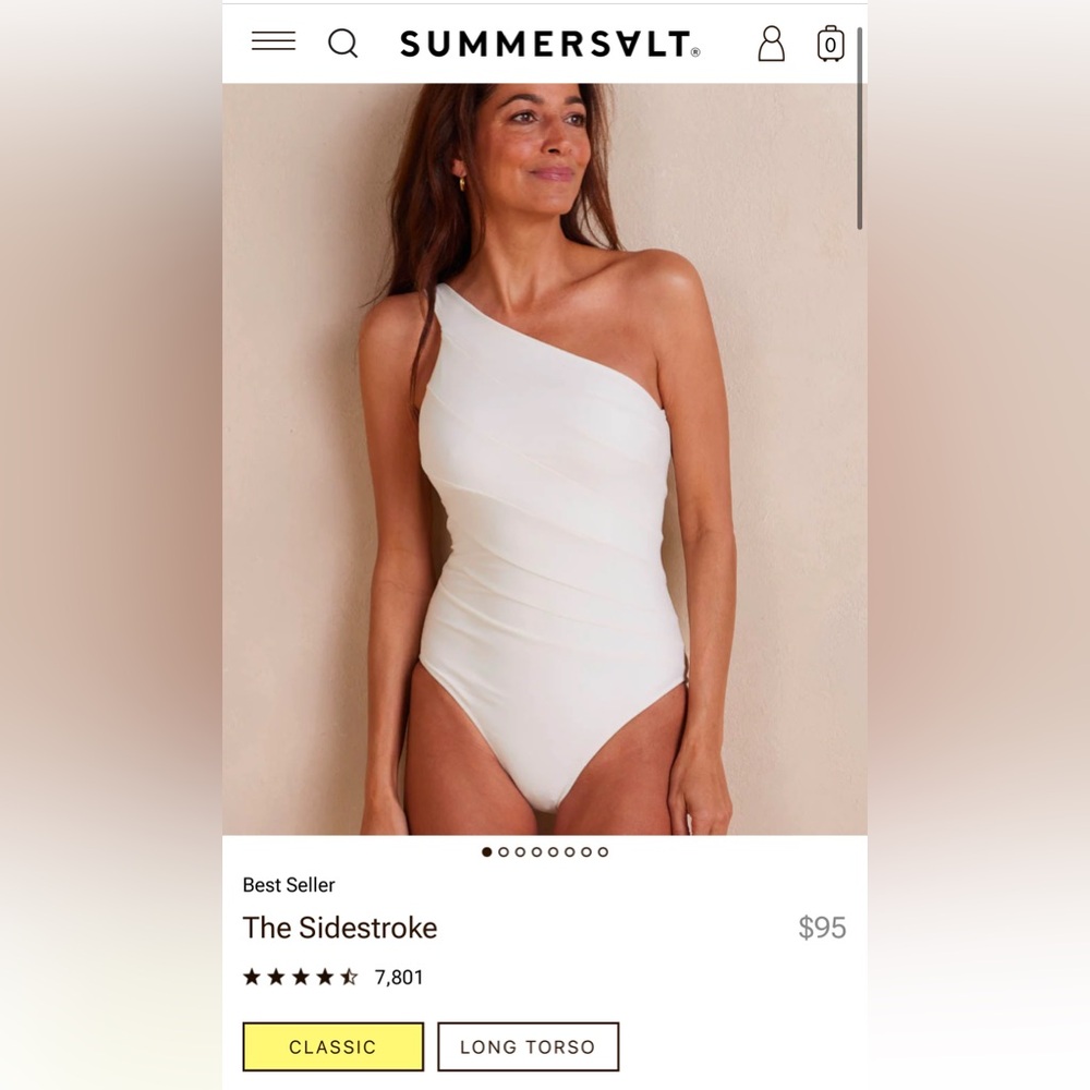 Brand new Summersault White Sand Suit - size 6